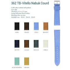 CINTURINO VITELLO NABUK CORD SEMI-IMBOTTITO SENAPE