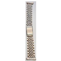 BRACCIALE ACCIAIO CHICCHI DI RISO ANSA CURVA VINTAGE