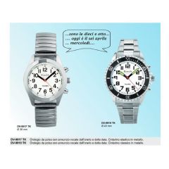 OROLOGIO TALKING ACCIAIO UOMO