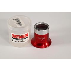 MONOCOLO IN ALLUMINIO HOROTEC ROSSO ANODIZZATO CON GHIERA