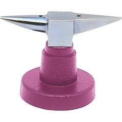 INCUDINE CON 2 CORNA IN ACCIAIO TEMPRATO SU ZOCCOLO IN GHISA