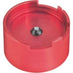 PORTAMOVIMENTO ROTONDO IN ALLUMINIO ANODIZZATO ROSSO