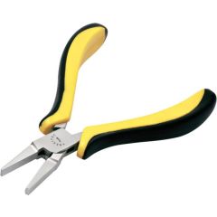 PINZA DI PRECISIONE CON BECCHI PIATTI E CONVESSI, 130 MM