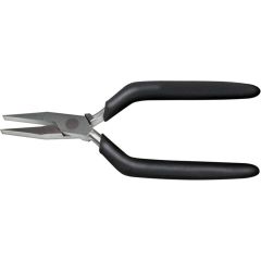 PINZA CON BECCHI PIATTI E MANICI ANTISCIVOLO NERI, L140 MM