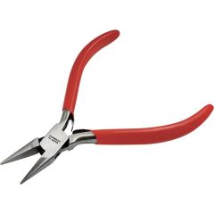 PINZA DI PRECISIONE CON BECCHI MEZZOTONDI, MANICI PVC