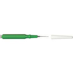 OLIATORE CON 2 PUNTE INTERCAMBIABILI MANICO PLASTICA VERDE