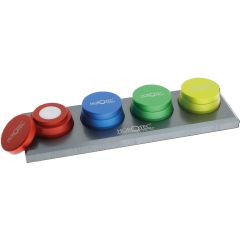 ASSORTIMENT DI 4 PORTAOLIO IN ALLUMINIO ANODIZZATO