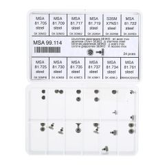 ASSORTIMENTO CORONE GIAPPONESI ACCIAIO INOSSIDABILE 24 PEZZI