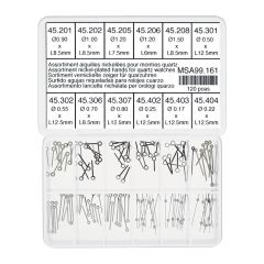 ASSORTIMENTO DI LANCETTE PER OROLOGI, COLORE NICHEL