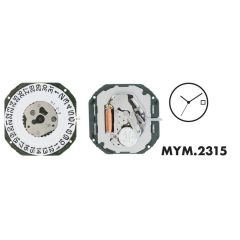 MOVIMENTO MIYOTA 2315, 11 1/2''', ALT. 4.15, D3, 3 LANCETTE