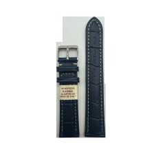 CINTURINO IN VITELLO STAMPA GUINEA OPACO BLU