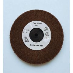 SPAZZOLA PER SATINARE FINE ROSSA 110 X 30 X 6