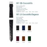 CINTURINO VERO COCCODRILLO PIATTO CUCITO